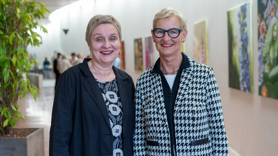 Katharina Jost Graf und Pia Viel 
Co-Präsidium